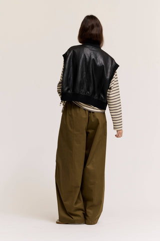 The Sloan Leather Vest