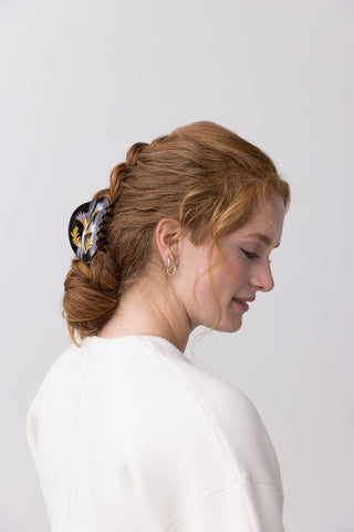 Milk Thistle Acetate Claw Clip