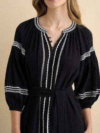 Emily Embroidered Maxi Dress
