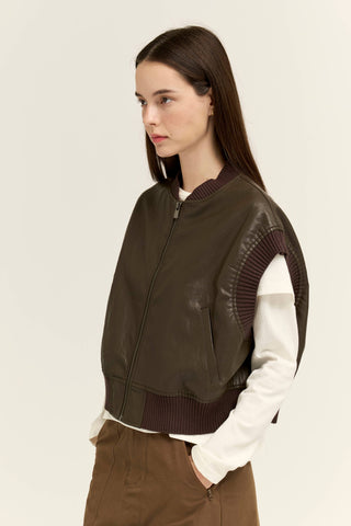 The Sloan Leather Vest