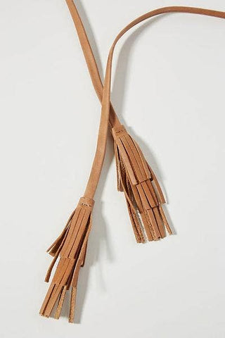 Ava Wrap Belt — Cognac