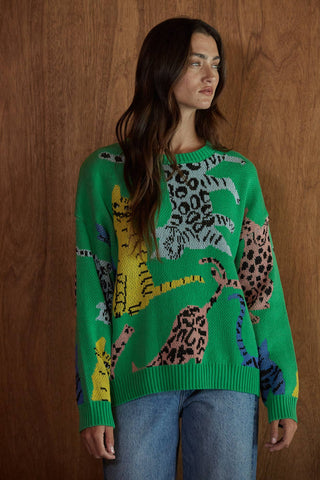 The Safari Animal Jacquard Sweater