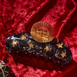 Sun & Stars Celestial Acetate Claw Clip