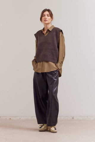 The Umber Knit Shell