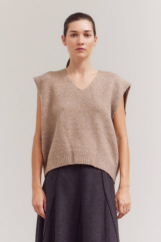 The Umber Knit Shell