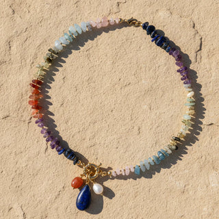 Celestial Lapis Gemstone Necklace