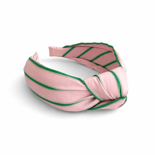 Weekend Stripe Knot Headband – Effortless Preppy Vibe