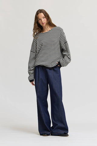 The Willow Wide Straight Denim Pant