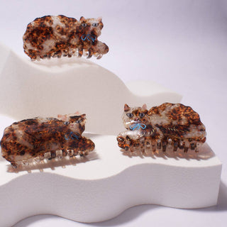 Calico Kitty Acetate Claw Clip