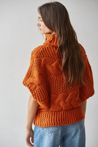 The Ember Cable Knit Turtleneck