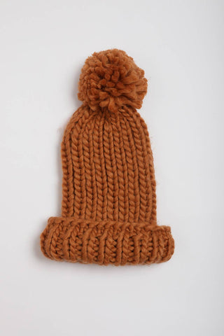 Snowdrift Chunky Knit Pom Beanie