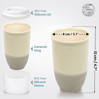 Ceramic Reusable Coffee Mug