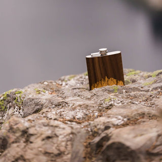 Wooden Hip Flask