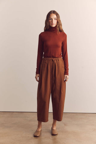 Pleated Drawstring Pants