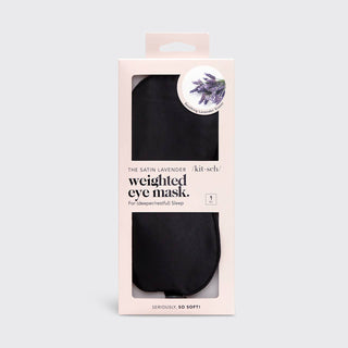 Lavender Scented Satin Weighted Eye Mask