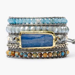 Healing Topaz Wrap Bracelet - Adjustable