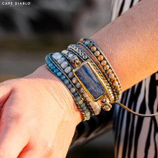 Healing Topaz Wrap Bracelet - Adjustable