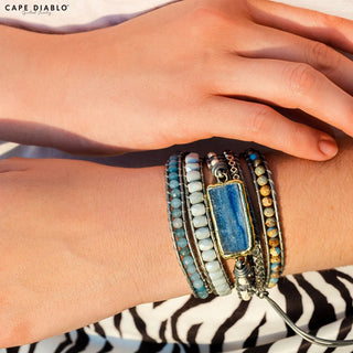 Healing Topaz Wrap Bracelet - Adjustable