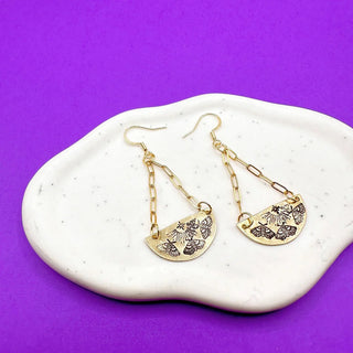 Moth Dangle Earrings