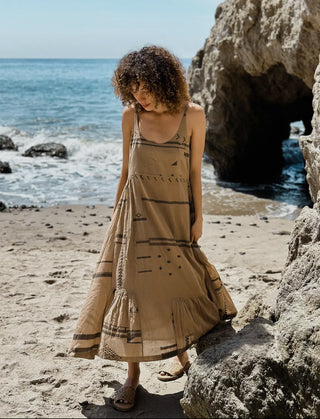 Tired Hand Woven Slip Dress