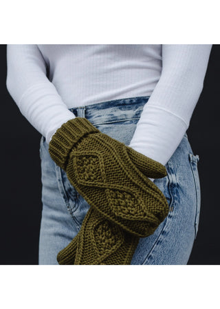 Cable Knit Mittens