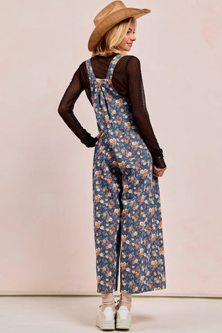 Jeannie Washed Floral Jumpsuit
