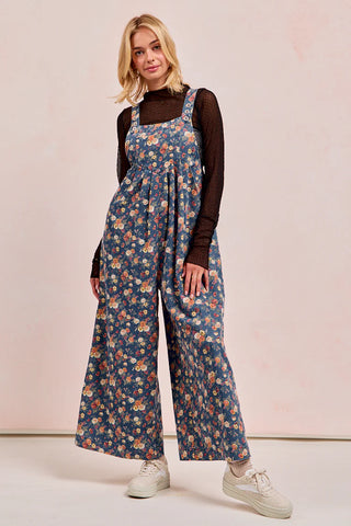 Jeannie Washed Floral Jumpsuit