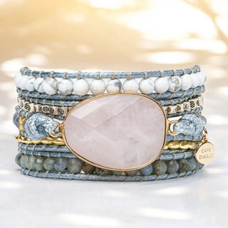 Rose Quartz Loving Wrap Bracelet